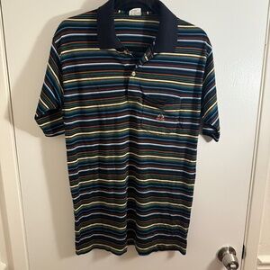 Archie's Collections Men's Striped Polo Shirt - Multicolor Large VTG